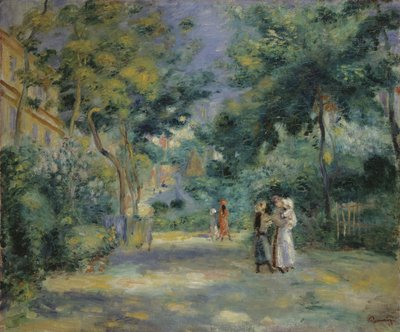 Haverne i Montmartre, 1800-tallet af Pierre Auguste Renoir